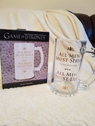 Hbo Game Of Thrones Glass Tankard