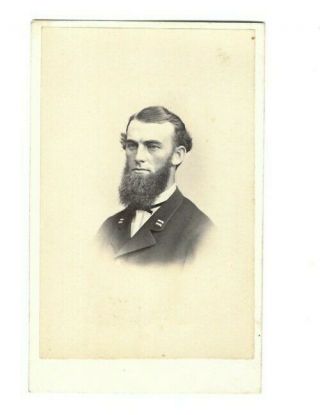 Civil War Captain Charles Crissey 32nd Us Colored Troops Cdv Photo