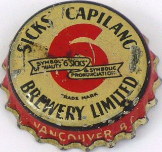 1940s Canada Capilano Sicks 