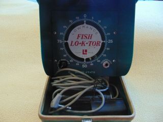 Vintage Fish Lo - K - Tor Fishing Tool Retro Lowrance Locator Detector Portable LOOK 2