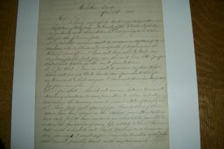 1863 Civil War Hand Written Letter of Resignation by Captain 25th Iowa Infantry 3