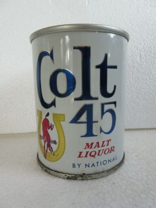 8oz Colt 45 Malt Liquor,  National Brewing Co,  Baltimore,  Md - U - Tab - Ss & B/o