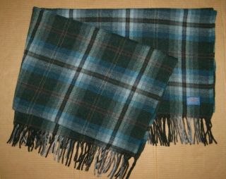 Vintage " Pendleton " 100 Virgin Wool Blanket (77 " X 54 ")