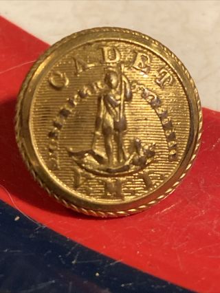 Non Dug Civil War Confederate Vmi Coat Button Virginia Military 3