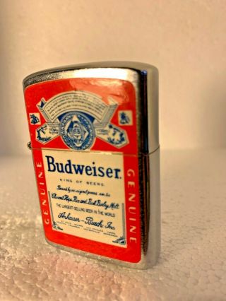 Vintage Budweiser Beer My - Lite Cigarette Lighter Exc