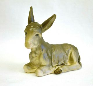 Vintage 1960 Goebel Hummel 3.  5 " Nativity Donkey Mule Hx 306 - M W/ Artist Marks