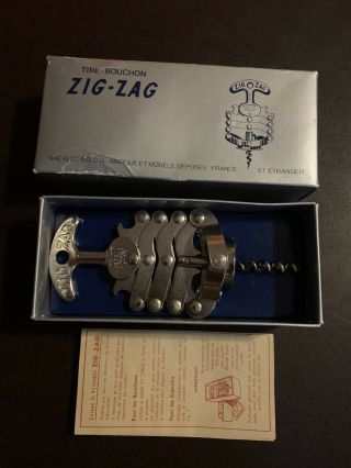 Tire Bouchon Zig Zag Vintage Corkscrew