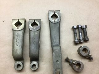 Vintage Chris Craft Offset Bronze & Steel Rudder Arm Knuckles Linkage 3577 Xx