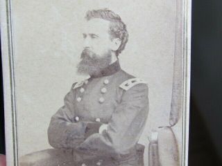 Civil War General George Sykes Cdv Photograph By Mathew Brady