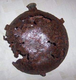 Authentic Dug Civil War Soldiers Canteen From Vicksburg Relic
