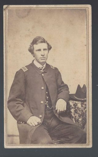 Civil War Era Cdv Lt George M Townsend 10th Massachusetts Light Artillery