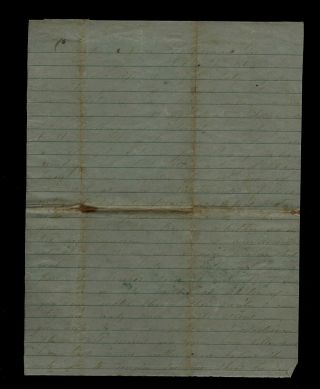 Civil War Letter - Confederate 5th Alabama Infantry - Very Homesick For Family