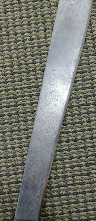 CIVIL WAR CONFEDERATE D - GUARD BOWIE KNIFE MACHETE SWORD ANTLER GRIP - NR 10556 5