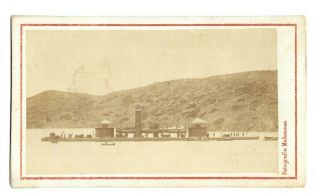 1867 Uss Miantonomoh Civil War Ironclad Monitor Union Cdv Warship