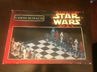 Vintage Star Wars Chess Set (chess - Schach) - Trilogy - 1999 - Boba Fett