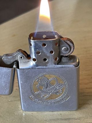 Vintage Zippo Lighter Navy Uss Franklin D.  Roosevelt 1971