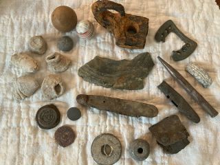 Civil War Era Dug Relics From Market Battlefield Field Of Lost Shoes,  Area