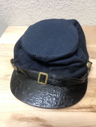 Very Desirable ID’D Civil War Union Kepi Hat Cap 19 Year Old Died after 3 Months 2