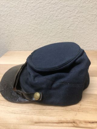 Very Desirable ID’D Civil War Union Kepi Hat Cap 19 Year Old Died after 3 Months 3