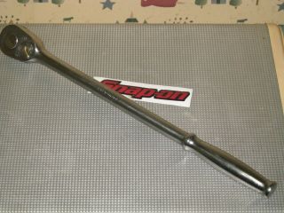Vintage Snap - On 71 - 15 1/2 " Drive Chrome Ratchet Made In Usa Date Code 1944