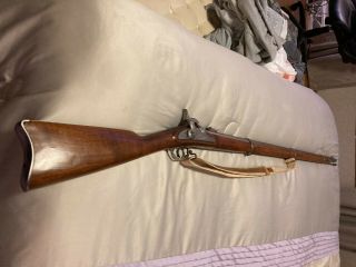 Civil War 1863 / 1864 Springfield Rifle Musket woodstock buttstock 2