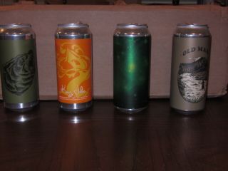 Tree House Brewing Empty Cans Human Condition/ Bear/ Old Man/ King Julius
