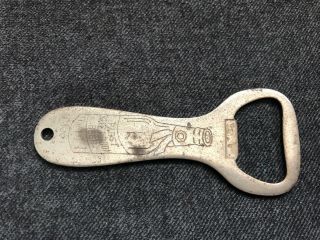 Vintage Pabst Blue Ribbon Beer Metal Bottle Opener / Keychain Vaughan Chicago