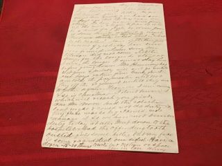Civil War Letter From Ohio 7th Volunteer Infantry Soldier.  31