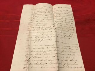 Civil War Letter From Ohio 7th Volunteer Infantry Soldier.  63