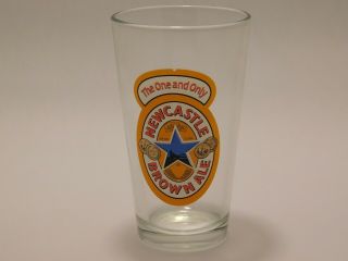 The One And Only Newcastle Brown Ale - Pint Glass