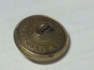 Louisiana Confederate State Seal Coat Button.  Scoville Waterbury Mfg. 3