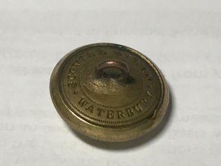 Louisiana Confederate State Seal Coat Button.  Scoville Waterbury Mfg. 4