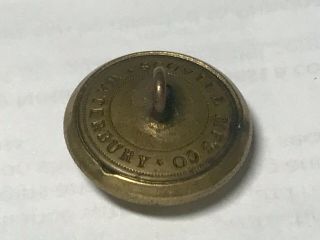 Louisiana Confederate State Seal Coat Button.  Scoville Waterbury Mfg. 6