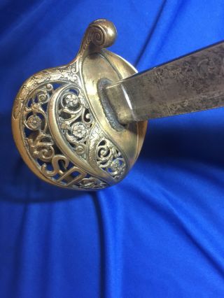 Civil War Model 1850 Ames Staff and Field Officer Sword with Metal Scab 2