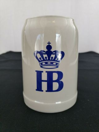 Vintage Hb Hofbrau Hofbrauhaus Ceramic Stoneware.  5l Rastal Beer Stein Mug Euc