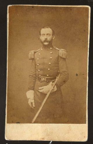 Civil War Cdv Union Colonel John S Slocum 2nd Ri Vols,  Kia Bull Run