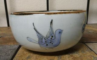 Ken Edwards Pottery El Palomar Blue Large Serving Bowl
