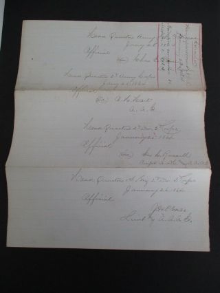 1864 Civil War Bounties Circular 3