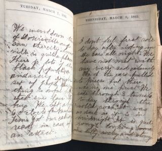 1865 Civil War Soldier ' s Diary 153rd Regiment Illinois Volunteers 5