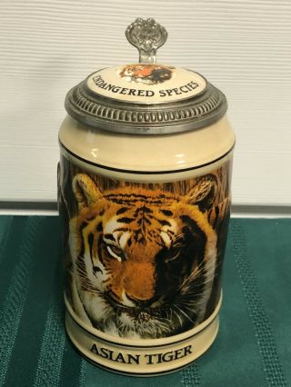 Budweiser Asian Tiger Stein Endangered Species Collector 