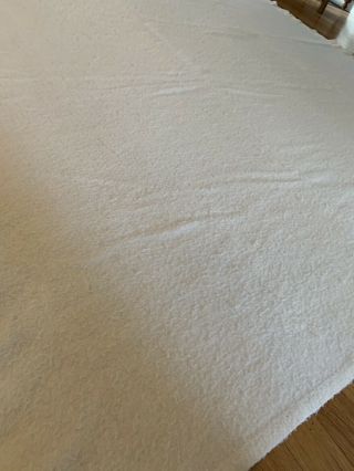 Acrylic Silk Satin Edge Waffle Weave Knit Blanket 90”x89” Beige Ivory QUEEN 3