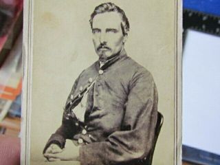 Possible Ohio Civil War Soldier Cdv Photograph
