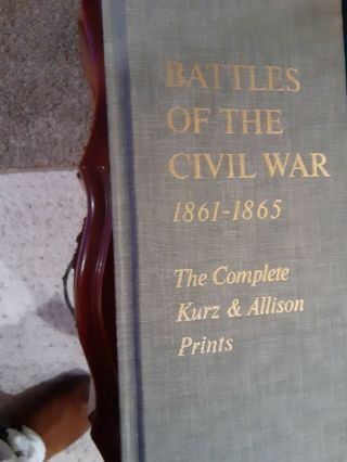 Battles Of The Civil War Complete Kurz & Allison Prints Only 7700 Book Made 1476
