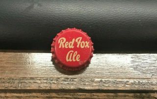 Vintage Red Fox Ale Cork Beer Bottle Cap Largay Brewing Co Waterbury Ct