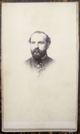 Cdv - Capt.  Otis W Holmes - 36th Mass Inf.  Died Of Wounds
