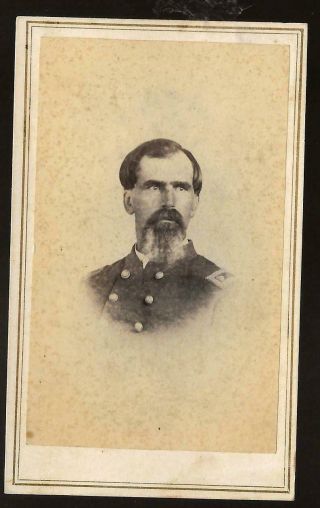 Civil War Cdv Union Lt Colonel Francis A Sears 67th & 24th Indiana Vols