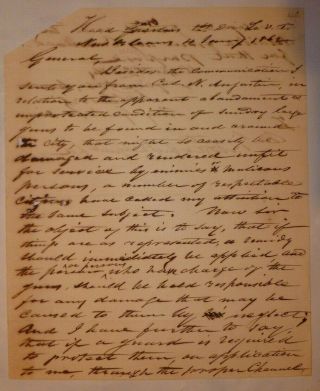 Letter From A Confederate General In The Civil War (from War Archives)