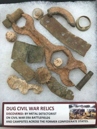 Authentic Dug Civil War Relics - Cf Relics - Dc1b