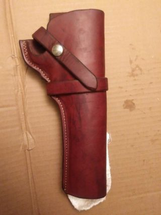 George Lawrence Ruger Blackhawk 357 6.  5 Inch Vintage Leather Holster,  Others