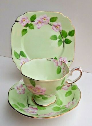 Vintage Royal Albert Crown China Trio - Unnamed - Pre 1935.  Gorgeous Old Items